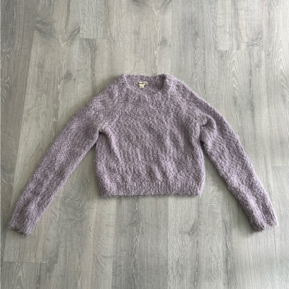Garage Lavender Crew Neck Sweater